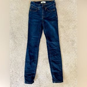 Madewell 9” high rise skinny jeans